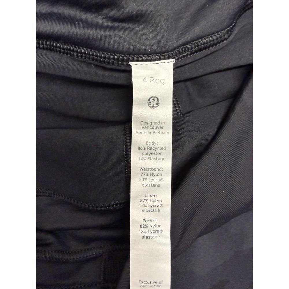 Lululemon Pace Rival Mid-Rise Skirt.Heritage 365 Camo Deep Coal Multi/Black.Sz 4 - Picture 7 of 15
